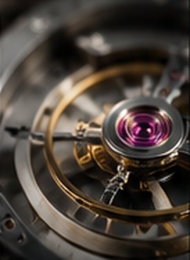 Balance wheel and jewel bearing of a mechanical movement